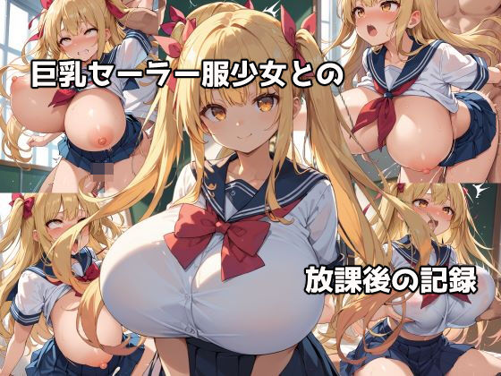 巨乳セーラー服少女との放課後の記録【zangechan】