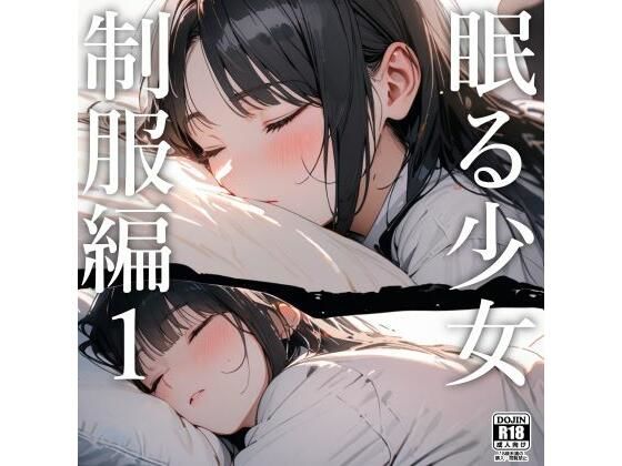 眠る少女（制服編）1【電脳戯画】