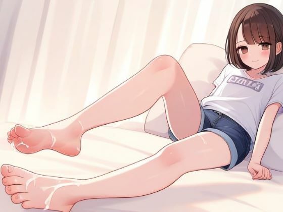 素足の綺麗な女の子の足をオカズにシコる〜変態。ヘンタイ。へんたーい〜