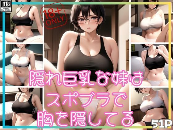 隠れ巨乳な妹はスポブラで胸を隠してるらしい【ボインの時間】